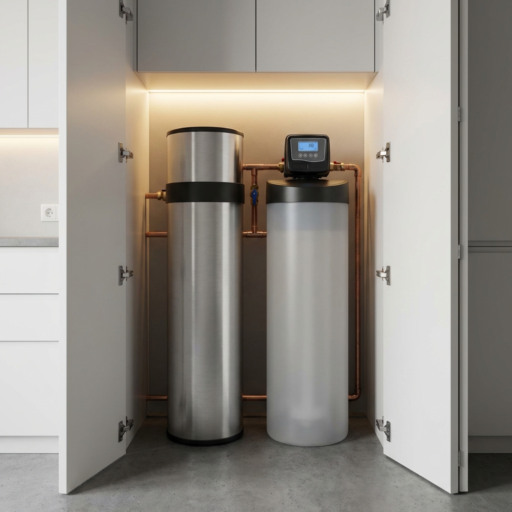 High-capacity softener systems